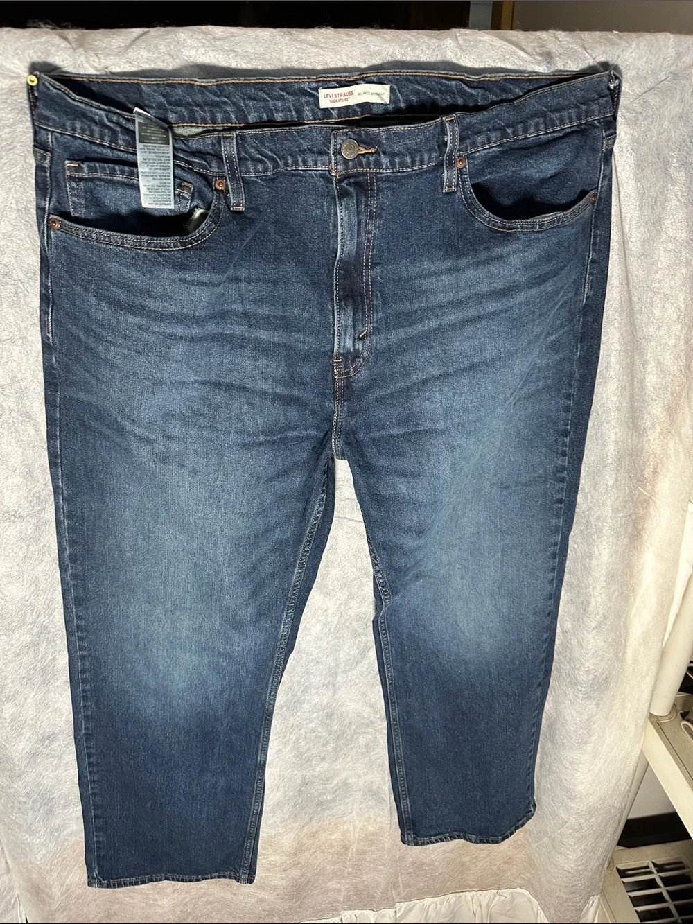 Levi's Men's Straight Jeans in Dark Indigo Wash